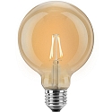 HWH Globe de filament d'ampoule G125 E27 2W 160lm 2200K 300° CRI >80 