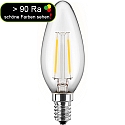 HWH Ampoule à filament forme bougie C35 commutable E14 4,5W 470lm 2700K 300° CRI > 90 