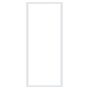 Cadre de montage LED PANEL angulaire, langue, blanche
