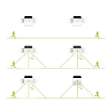 HWH Lampe murale solaire SOLAR SPOTLIGHT avec d�tecteur de mouvement IP65, blanche gradable