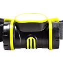 HWH Lampe de poche commutable IP54, jaune, noir  gradable