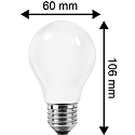 HWH Ampoule � filament forme standard A60 commutable E27 7W 810lm 6000K 300� CRI >80 