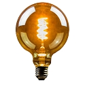 HWH LED Lamp Globe G125, 5W, E27, 250lm, 1800K, glass gold VBS