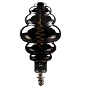 LED Lamp Honey basket, 8,5W, E27, 200lm, 1800K, glass smoky CRO, 395 x 200 mm