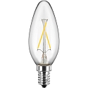 Ampoule � filament forme bougie C35 commutable E14 2,5W 250lm 2700K 300� CRI > 80 