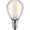 LED Lamp drop G45, 2,5W (25W), E14, 250lm, 2700K, glass clear