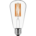 HWH lamp Edison pear shape ST64 FILAMENT A-CLASS switchable ST64 clear E27 3,8W 806lm 3000K 300° CRI >80  clear