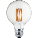 HWH Globe de filament d'ampoule G95 A-CLASS commutable G95 clair E27 3,8W 806lm 3000K 300° CRI >80  dégager