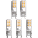 Lampe � culot lot de 5 G9 2,6W 320lm 3000K 300� 