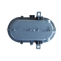 Luminaire pour locaux humides BASIS ovale E27 IP44, gris