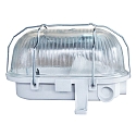 HWH damp-proof luminaire BASIS oval E27 IP44, white