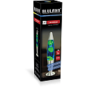 HWH Lampe LED Lava IP20, bleu, jaune, argent 
