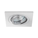 Downlight pivotant, carr� GX5,3 IP20, aluminium mat gradable