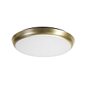 Brumberg outdoor wall luminaire MAKIRA Ø 25CM round, CCT Switch, impact resistant, arched IP65, black dimmable