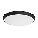 outdoor wall luminaire MAKIRA Ø 35CM round, CCT Switch, impact resistant, arched IP65, black dimmable