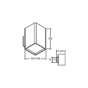 Brumberg Luminaire mural QUIBIC haut bas, angulaire, direct, indirect IP20, blanche 