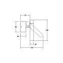 Brumberg wall luminaire IP20, white 