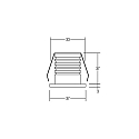 Brumberg Spot sans r�flecteur, noir , transparent 