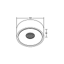 Brumberg Downlight IP20, blanche gradable