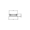 Brumberg Downlight rond, version pour montage encastr� IP20, chrome gradable