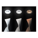 Brumberg Downlight rond, Dim-To-Warm IP20, blanche gradable