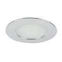 Downlight rond, version pour montage encastr� IP44, chrome gradable