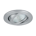 Downlight PLUG & PLAY rond, pivotant IP65, aluminium mat gradable