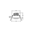 Brumberg Lumi�re encastr�e IP20, scintillant, transparent gradable 3W 290lm 2700K 20-40� 20-40� CRI 80-89