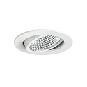 Lumi�re encastr�e IP20, scintillant, transparent, blanche gradable 12W 1280lm 4000K 20-40� 20-40� CRI 80-89