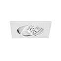 Lumi�re encastr�e IP20, scintillant, transparent, blanche gradable 12W 1280lm 4000K 20-40� 20-40� CRI 80-89