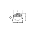 Brumberg Recessed outdoor LED spot dim2warm, IP65, Ø 8.2cm, Plug&Play 350mA, 6W 1800-3000K 460lm 38°, swivelling 30°, matt alu