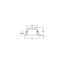 Brumberg Downlight MUNA MICRO rigide, pour VDU, version pour montage encastré, CCT Switch, avec optique de lentille IP20