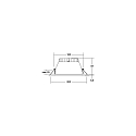 Brumberg Downlight MUNA MIDI rigide, pour VDU, version pour montage encastré, CCT Switch, avec optique de lentille IP20
