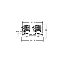 Brumberg Downlight ARUN 2 voies, rond IP20, blanche gradable