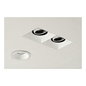 Brumberg Downlight COUPLED carr� IP20, blanche gradable