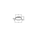 Brumberg Lumi�re encastr�e OLENI-R / PHASE DIM 830 pivotant IP20, noir mat gradable 6,7W 570lm 3000K 38� CRI >80