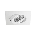 Lumi�re encastr�e OLENI-S / PHASE DTW 918-930 angulaire, pivotant, Dim-To-Warm IP20, blanc mat gradable 6