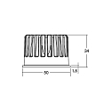 Brumberg Module LED MR16 avec bo�te de connexion 6,9 | 7,1W 892 | 918 | 971lm 2700 | 3000 | 4000K 50� gradable