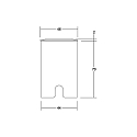 Brumberg LED in-ground luminaire HYBRIDE MINI, ring, V4A, IP65, 24V DC, 1.4W 3000K 3lm 100�, stainless steel