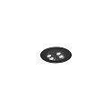 floor recessed luminaire LANKO-R round, adjustable, passable, switchable IP67, black 