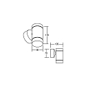 Brumberg wall luminaire GU10 IP44, stainless steel, transparent dimmable