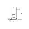 Brumberg Downlight rond, rigide GU10 IP54, blanche gradable