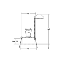 Brumberg Lumi�re encastr�e pivotant GU10 IP20, noir 