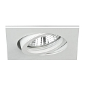 Lumi�re encastr�e TIRREL-S angulaire, pivotant, avec espaceur GU10 IP20, blanche gradable 50W
