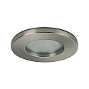 Downlight rond, rigide GU10 IP65, nickel mat gradable