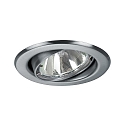 Projecteur encastr� BRONNY GU10 rond, pivotant GU10 IP20, chrom� mat gradable