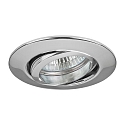 Brumberg Downlight rond, pivotant IP20, chrome 