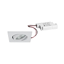 Lumi�re encastr�e TIRREL-S angulaire, pivotant IP20, blanche gradable 6W 680lm 3000K 38� 38� CRI >80