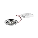 Projecteur encastr� BRONNY LED PHASE-DIM rond, pivotant, conducteur inclus, lot de 1 IP20, chrom� poli gradable