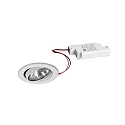 Projecteur encastr� BRONNY LED PHASE-DIM rond, pivotant, conducteur inclus, lot de 1 IP20, blanc mat gradable